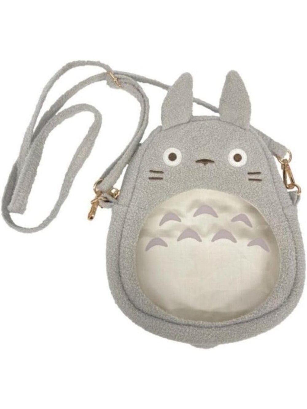Big Totoro Plush Bag - Studio Ghibli Official Merchandise, Cute Odekake Pochette